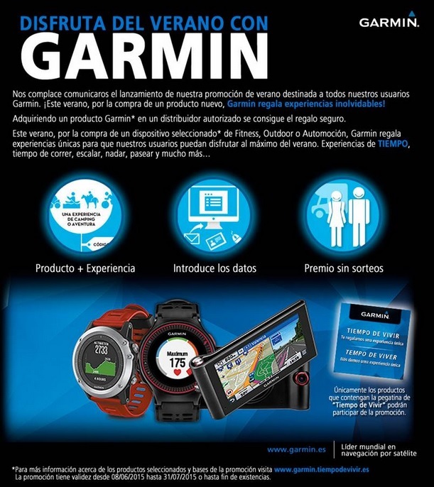 Codigo promocional garmin online
