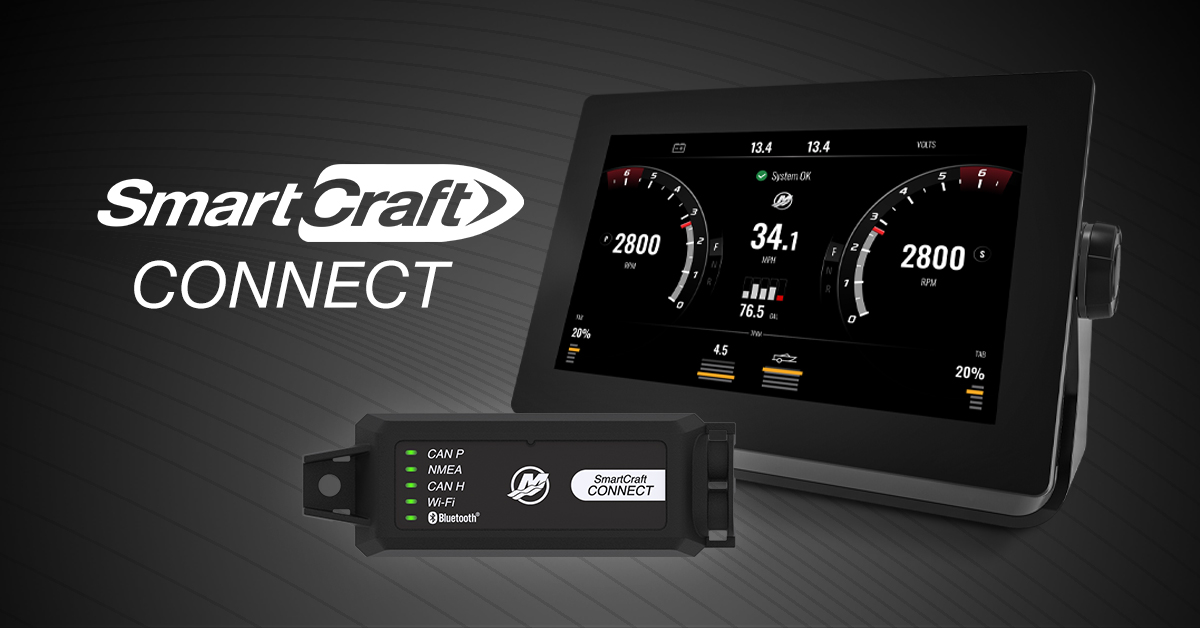 El nuevo Smartcraft Connect de Mercury compatibiliza VesselView con las