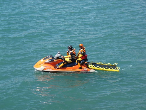 panorama náutico, plataforma de rescate