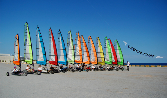 panorama náutico, Landsailing