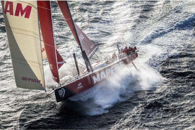 panorama náutico, equipación Helly Hansen para el Mapfre