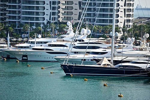 panorama náutico, Singapure yacht show