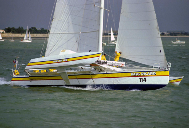 panorama náutico, Paul Ricard, trimarán