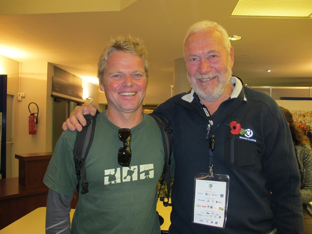 Alex Pella y Sir Robin Knox-Johnston, panorama náutico