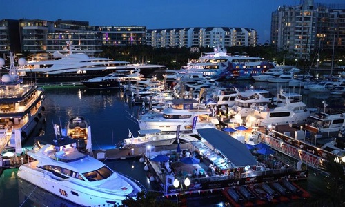 panorama náutico, singapure yacht show