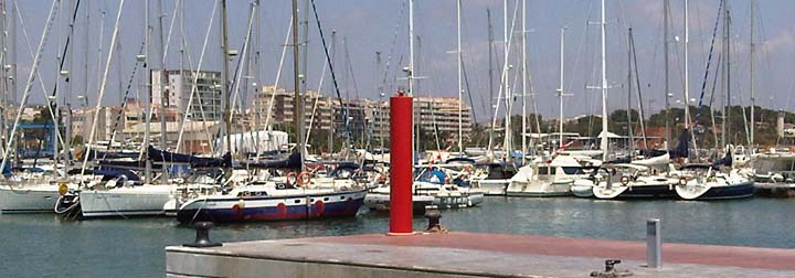 señalización portuaria, panorama náutico, almarín