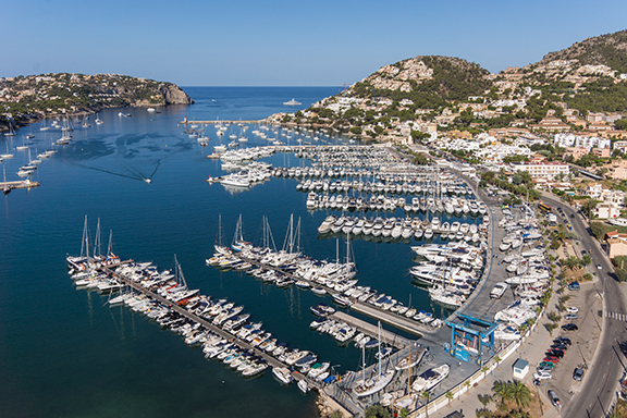 panorama náutico, club de vela Andratx