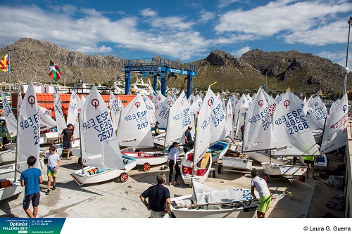 panorama náutico, Campeonato de España de Optimist,