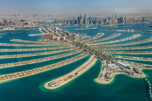 panorama náutico, Dubai Harbour