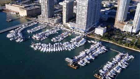 Miami boat show, panorama náutico
