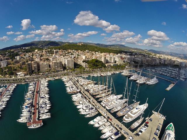 puerto de palma, panorama náutico