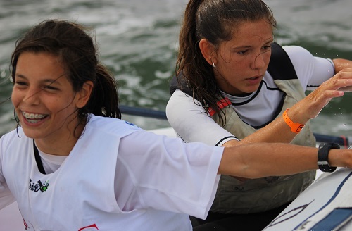 Lola y Carmen Coello, panorama náutico