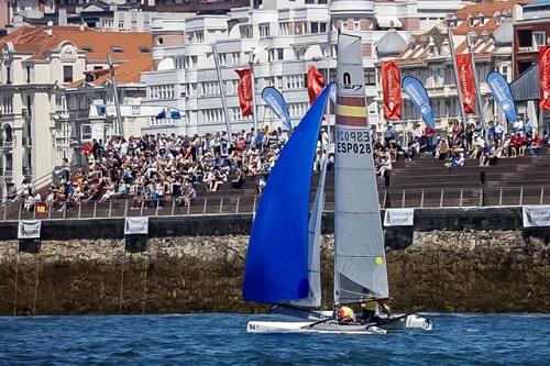 panorama náutico, copa del Mundo de Vela, Nacra 17