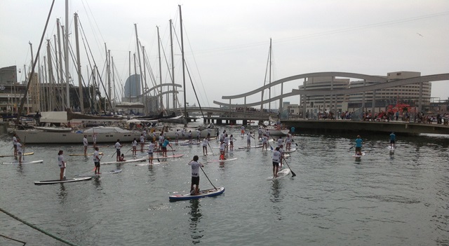 paddle surf, panorama náutico Salón náutico Barcelona